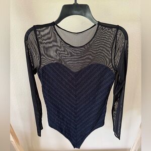 A&F Sheer & Lace Bodysuit